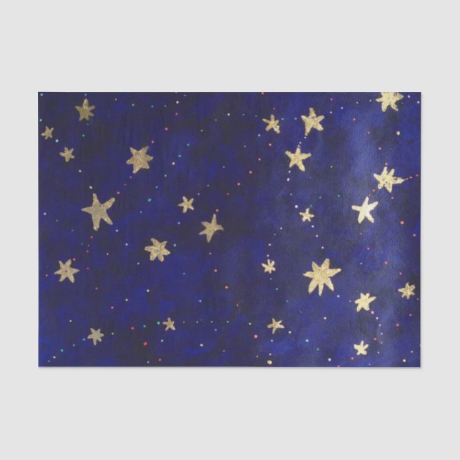 Papel seda de la noche estrellada (Anverso)