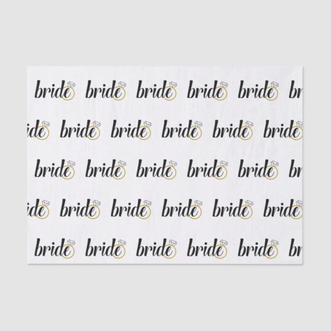 Papel seda de la novia (Anverso)