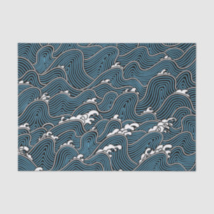 Papel seda de la ONDA del JAPONÉS