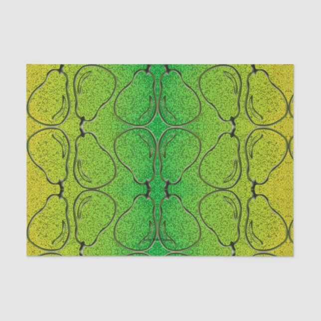 Papel seda de la pera (Anverso)