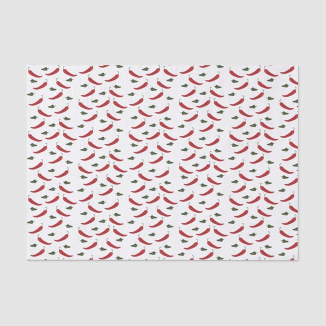 Papel seda de la pimienta de chile (Anverso)