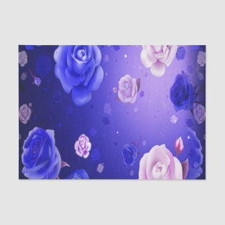 Papel seda de la púrpura de los rosas del fantasma
