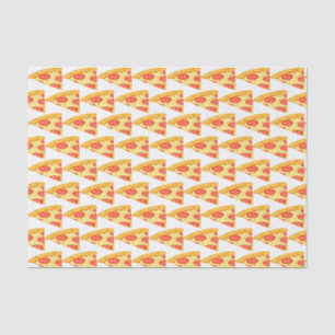 Papel seda de la rebanada de la pizza