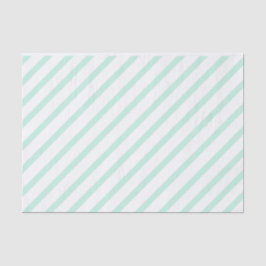 Papel seda de la verde menta con las rayas