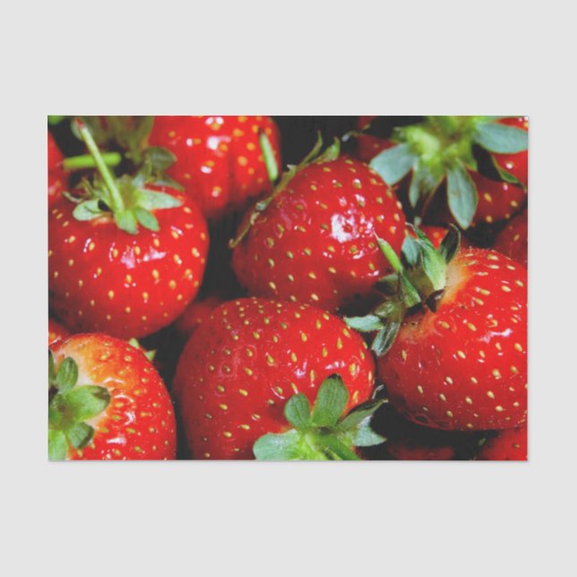 Papel seda de las fresas (Anverso)