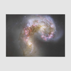 Papel seda de las galaxias de las antenas