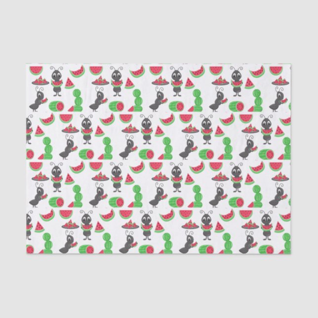 papel seda de las hormigas de la comida campestre (Anverso)