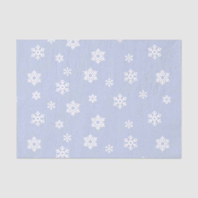 Papel seda de los copos de nieve (Anverso)