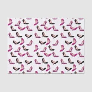 Papel seda de los estiletes de la moda