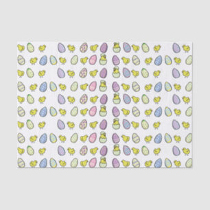 Papel seda de los huevos y de los polluelos de