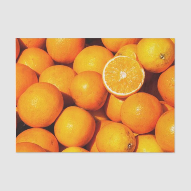Papel seda de los naranjas (Anverso)