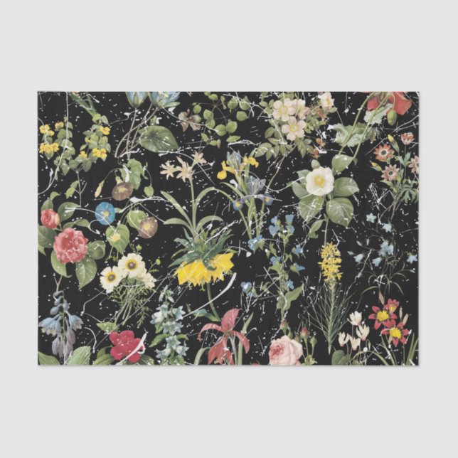 Papel seda de Millefleur 10lb, blanco (Anverso)