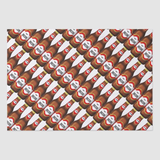 Papel seda de Noche Vieja de la cerveza (Anverso)