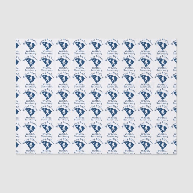 Papel seda de ocultación del santuario de fauna de (Anverso)