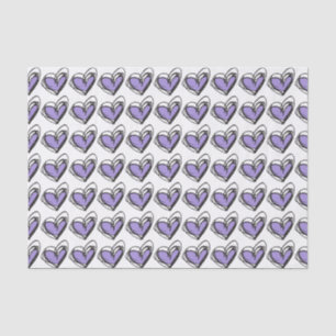 Papel seda de Purple Heart - de moda y elegante