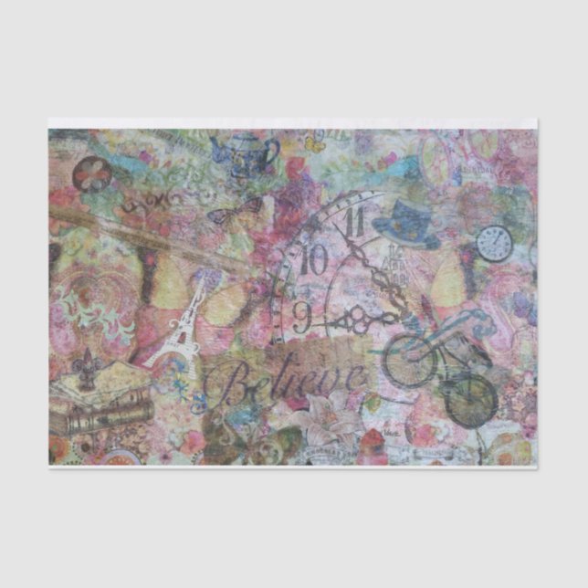 Papel seda decorativo (Anverso)