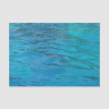 Papel seda del agua de la turquesa
