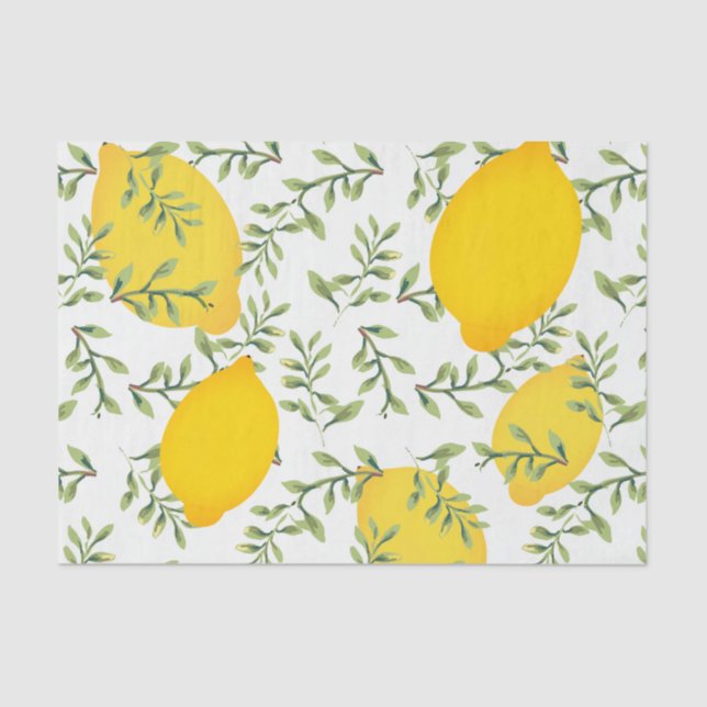 Papel seda del árbol de limón (Anverso)