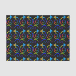 Papel seda del arte abstracto