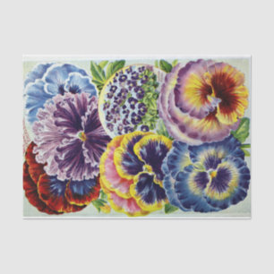 Papel seda del catálogo del vintage de los