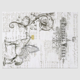 Papel seda del collage de Digitaces de la