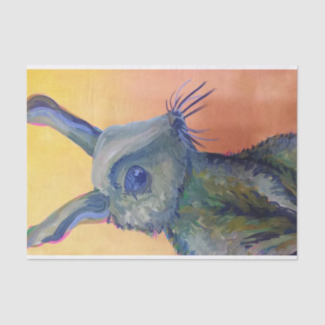 Papel seda del conejito de pascua (Anverso)