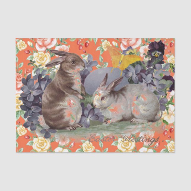 Papel seda del CONEJITO de PASCUA (Anverso)