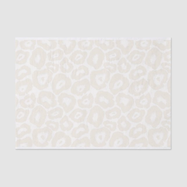 Papel seda del estampado leopardo de la luz (Anverso)