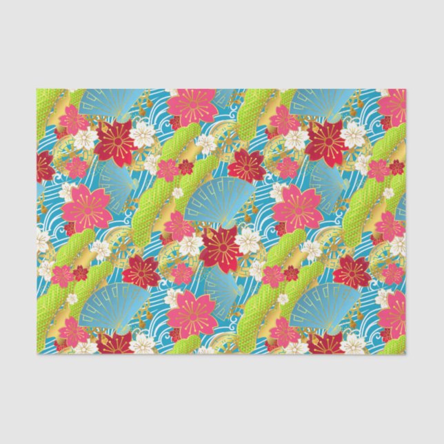 Papel seda del estilo de Chiyogami (Anverso)