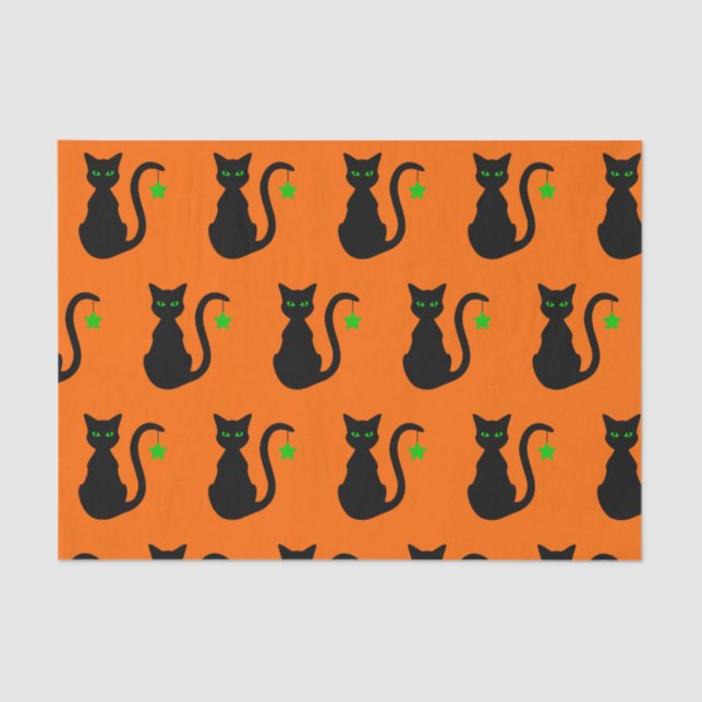 Papel seda del gato negro (Anverso)
