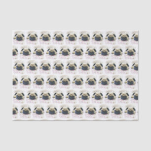 Papel seda del giftwrap del perro del barro