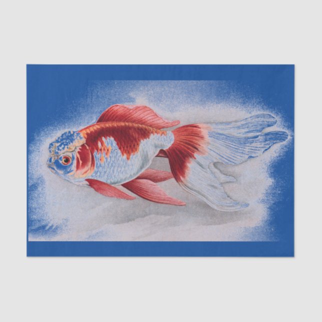 PAPEL SEDA DEL GOLDFISH DE LA IMPRESIÓN DEL (Anverso)