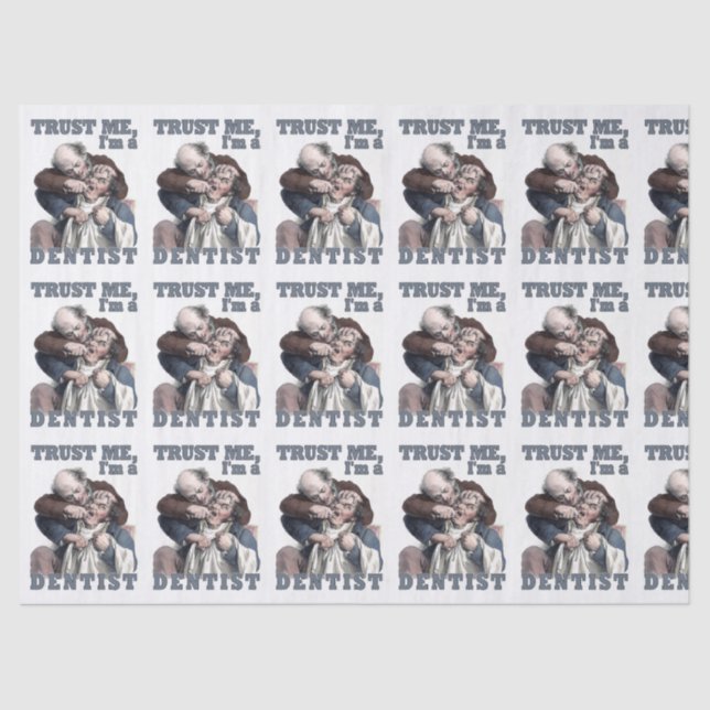 Papel seda del humor del DENTISTA (Anverso)