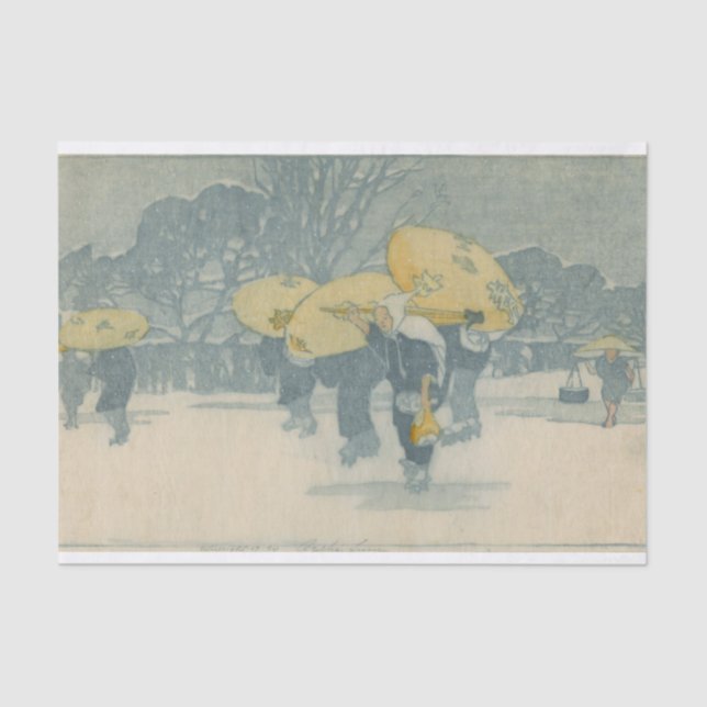 Papel seda del invierno de Bertha Lum (Anverso)