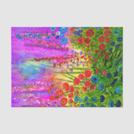 Papel seda del jardín de la cabaña