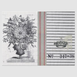 Papel seda del jardín del yute que hace tictac