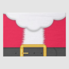 Papel seda del juego de Santa del navidad