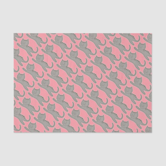 Papel seda del Kat del gatito (Anverso)