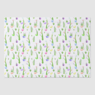 Papel seda del modelo de los huevos de Pascua
