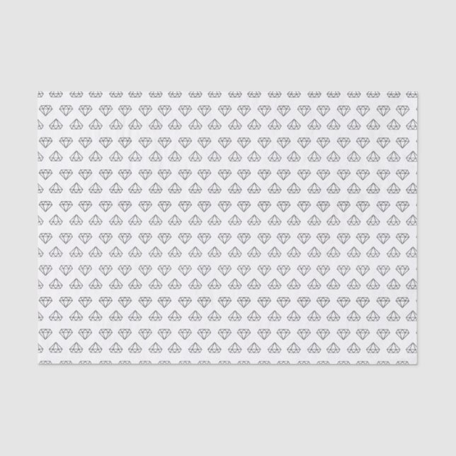Papel seda del modelo del diamante (Anverso)