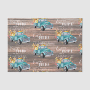 Papel seda del otoño del camión el   de la cosecha