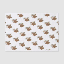 Papel seda del país de los alces del navidad