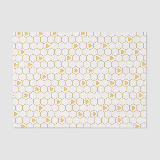 Papel seda del panal de la abeja de la miel (Anverso)