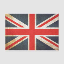 Papel seda del papel de regalo de Union Jack del