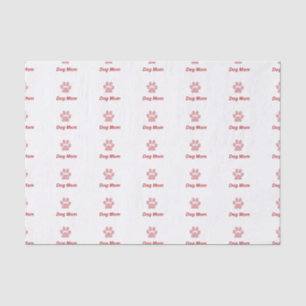 Papel seda del regalo de la mamá del perro