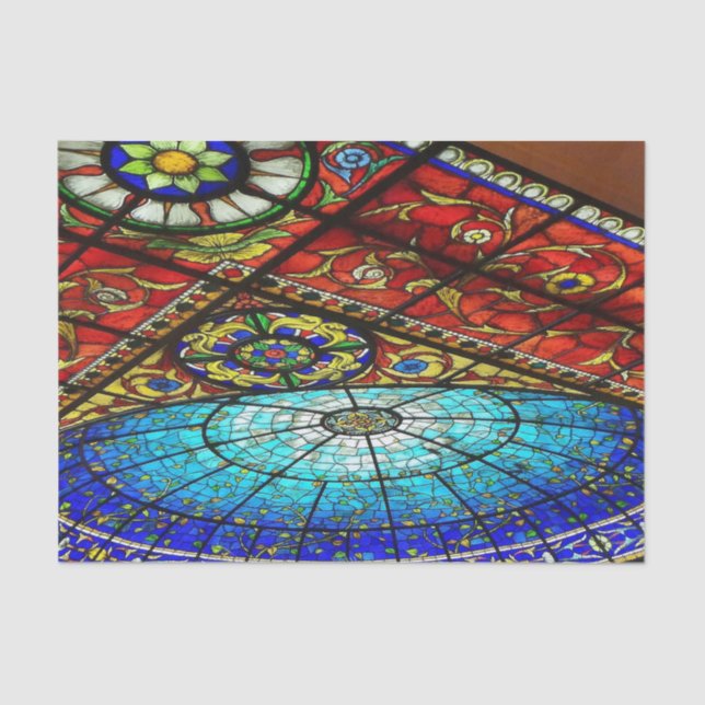 Papel seda del vitral (Anverso)