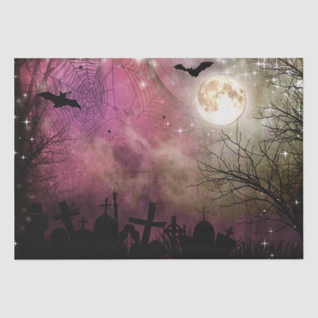 Papel seda frecuentado luna del cementerio de (Anverso)