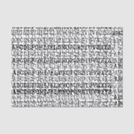 Papel seda gráfico de la sopa del alfabeto