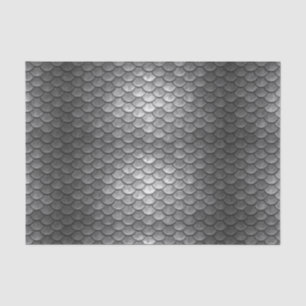 Papel seda gris del regalo de la fantasía de la