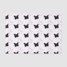 PAPEL SEDA HERMOSO DE LAS MARIPOSAS